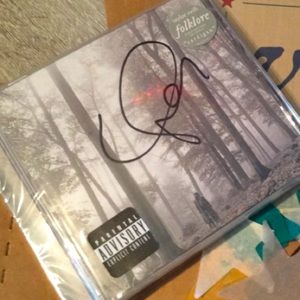 Taylor Swift SIGNED Folklore CD— BRAND NEW NEVER OPENED
